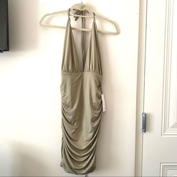 Tobi Dresses & Skirts - TOBI Cinched Cocktail Dress Olive NWT Small